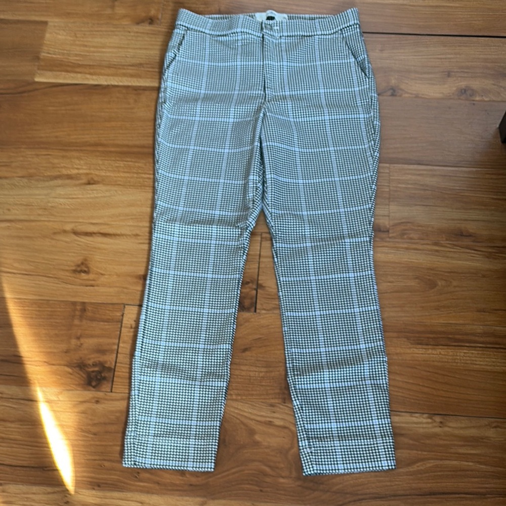Women’s Checkered Pants - Black and White